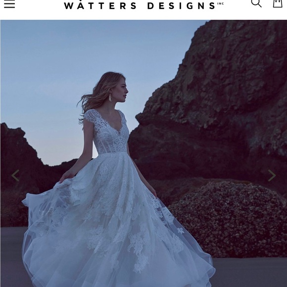Watters | Dresses | Watters Aella Wedding Gown Size 8 Never Altered |  Poshmark